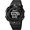 Miniatyrbild 1 av 8: LED Digital Herrklocka Utomhus Sport Multifunktion Armbandsur Alarm Datumklocka för Män 50M Vattentät TPU Rem