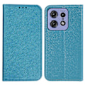 Miniatyrbild 1 av 5: För Motorola Edge 50 Pro 5G Fodral Magnetlås Korsstruktur Läder Telefonskal