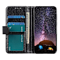 Miniatyrbild 2 av 5: För Motorola Edge 50 Pro 5G Fodral PU Läder Crazy Horse Textur Plånbok Mobilskal