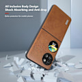 Miniatyrbild 4 av 5: För Huawei P60 Pocket Mobilskal PU Läder + Hårt PC-skydd Anti-Chock