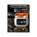 Miniatyrbild 2 av 5: Hifi Stereo Smart Touch Lcd Tyg Bluetooth Hörlurar med Brusreducering Silver