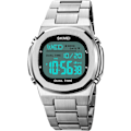 Miniatyrbild 5 av 7: Dual Time LED Digital Klocka för Män Multifunktion Armbandsur Rostfritt Stål Business Vattentät Klocka Datum Alarm