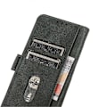 Miniatyrbild 4 av 5: För Motorola Edge 50 Pro 5G Fodral PU Läder Visningsställ 2 Kortfack Telefonfodral