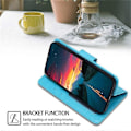 Miniatyrbild 3 av 5: Reptåligt TPU+PU Läder Ställ Telefonfodral för OPPO A38 4G / A18 4G, Plånboksdesign