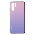 Miniatyrbild 1 av 4: För Huawei P30 Pro Gradient Glas + PC + TPU Hybrid Skal