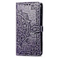 Miniatyrbild 5 av 5: För Motorola Edge 40 Neo 5G Fodral Mandala Präglat PU Läder 3 Kortplatser Telefonfodral