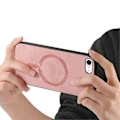 Miniatyrbild 3 av 4: Läderbaksida för iPhone SE (2024) kompatibel med MagSafe Skinn-touch Mobilskal