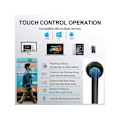Miniatyrbild 2 av 4: Brusreducerande Bluetooth Hi-Sound Stereo Touch Control Hörlurar Svart