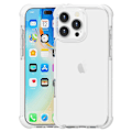 Miniatyrbild 1 av 5: För iPhone 16 Pro TPU+TPE+PC Transparent Mobilskal