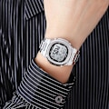 Miniatyrbild 4 av 7: Dual Time LED Digital Klocka för Män Multifunktion Armbandsur Rostfritt Stål Business Vattentät Klocka Datum Alarm