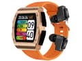 Smartklokke Tws 2 i 1 Bluetooth-anrop Blodoksygenovervåking Multisportmoduser Helse Oransje