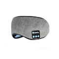 Miniatyrbild 1 av 4: Sovmask för sidosovare med Bluetooth-hörlurar, trådlös, mörkläggande, bomull, grå