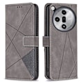 Miniatyrbild 1 av 5: för Oppo Find X7 Ultra Telefonfodral PU Läder Geometriskt Plånboksfodral