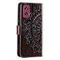 Miniatyrbild 5 av 5: Plånboksfodral Mandala Blomma Läder Telefonskal för Motorola Edge 50 Fusion 5G