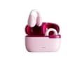 Rosa Bluetooth Benlednings Hörlurar med Öronklämma