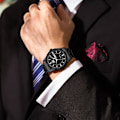 Miniatyrbild 5 av 8: Business Klockor för Män Rostfritt Stål Kostym Herrklocka Datum Lysande Quartz Herrklocka Vattentät Elegant Gåva för Män