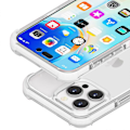 Miniatyrbild 3 av 5: För iPhone 16 Pro TPU+TPE+PC Transparent Mobilskal
