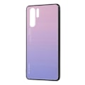 Miniatyrbild 4 av 4: För Huawei P30 Pro Gradient Glas + PC + TPU Hybrid Skal