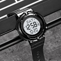 Miniatyrbild 3 av 8: LED Digital Herrklocka Utomhus Sport Multifunktion Armbandsur Alarm Datumklocka för Män 50M Vattentät TPU Rem