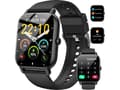 P66D Smartklokke med Samtalefunksjon 1.85 Vanntett IP68 for Android iOS Svart