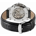 Miniatyrbild 4 av 6: Herrklocka Mode Mekanisk Armbandsur Transparent Urtavla med Skelettdesign Läderarmband Automatisk Manuellt Uppdragbar Klocka