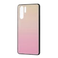 Miniatyrbild 4 av 4: För Huawei P30 Pro Gradient Glas + PC + TPU Hybrid Skal