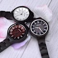 Miniatyrbild 6 av 6: Herr Trä Klocka Quartz Unik Mode Handgjorda Träarmbandsur Perfekta Gåvor iDea