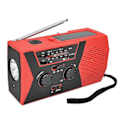 Miniatyrbild 1 av 5: Nödladdare med Handvevsdynamo 4000mAh Väderradio Ficklampa Solcellsladdare