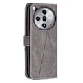 Miniatyrbild 5 av 5: för Oppo Find X7 Ultra Telefonfodral PU Läder Geometriskt Plånboksfodral