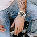 Miniatyrbild 5 av 7: Lyxiga Automatiska Mekaniska Klockor för Män Tonneau Formad Ihålig Herrklocka Silikonarmband Analog Display Vattentät Armbandsur