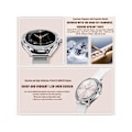 Miniatyrbild 3 av 5: Smartklockor för Kvinnor Svara/Ring Samtal för Android Ios Telefoner 1.28 Amoled Full Touch Skärm Bling Smartwatch Dam
