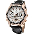 Miniatyrbild 6 av 6: Herrklocka med automatisk uppdragning, Original Tourbillion, kalender, läderarmband FSG340M3T4