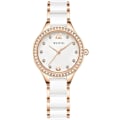Miniatyrbild 1 av 8: Lyxiga Damklockor Diamantklockor Rostfritt Stål Elegant Klocka för Kvinnor Quartz Damklocka Analog Display Vattentät Armbandsur för Kvinnor