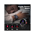 Miniatyrbild 3 av 4: Smartklocka för män Svara/Ring samtal Bluetooth Taktisk Smartwatch för Android och Iphone Vattentät Fitness Tracker