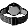 Miniatyrbild 4 av 7: Herrklockor Ultratunna Armbandsur för Män Minimalistisk Vattentät Kvarts Analogt Rostfritt Stål Meshband Klocka
