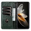 Miniatyrbild 3 av 5: Magnetiskt plånboksfodral i läder för Huawei nova 12 Pro 5G