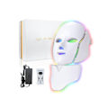 Miniatyrbild 1 av 5: LED Ansiktsmask Ljusterapi, Rött Ljusterapi för Ansikte, 7-1 Färg LED Hudvård Ansiktsmask (Vit)
