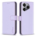Miniatyrbild 1 av 5: PU Läderfodral för Tecno Spark 20 Pro Transsion, Plånboksfodral
