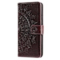Miniatyrbild 4 av 5: Plånboksfodral Mandala Blomma Läder Telefonskal för Motorola Edge 50 Fusion 5G