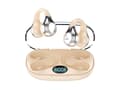 Öppna Hörlurar Benledning Inbyggd Bluetooth Beige