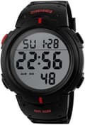 Herrklocka Mode Stora Siffror Sportstil 50M Vattentät Väckarklocka Digital Armbandsur för Män