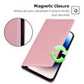 Miniatyrbild 4 av 5: Plånboksfodral för Huawei nova 12i 4G magnetisk stängning läder telefonfodral