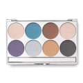 Miniatyrbillede 2 af 2: TIGI Cosmetics High Density Eyeshadow Palette Midnight Black 25, Transparent