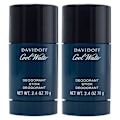 Miniatyrbillede 1 af 2: 2-Pack Davidoff Cool Water Man Deostick 70ml Transparent