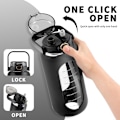 Miniatyrbilde 3 av 5: 2 Liters Glasvannflaske med Sugerør og Håndtak - 64oz Motiverende Vannkanne med Tidsmerking og Silikonetui