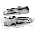 Miniatyrbild 4 av 5: Dynamiska LED-blinkers för backspegel för W204 W176 W212 CLA C E S GLA Cl