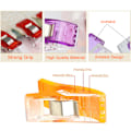 Miniatyrbilde 6 av 6: 10/20/50 stk. Syklemmer Plastklemmer Quilting Håndverk Hekling Strikking Sikkerhetsklemmer Diverse blå blue 50 pcs