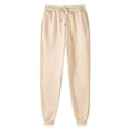 Pikkukuva 2 / 5: Miesten housut collegehousut hip-hop housut leggingsit pehmustetut vapaa-ajan housut beige Beige S