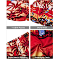 Pikkukuva 5 / 6: Miesten Havaiji-paita ja shortsit -setti Regular Fit lyhythihainen rento funky ranta flamingo paita setti L L Red Beach