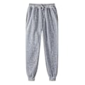 Pikkukuva 1 / 5: Miesten housut, collegehousut, hip-hop-housut, leggingsit, pehmustetut vapaa-ajan housut, harmaa Gray XL